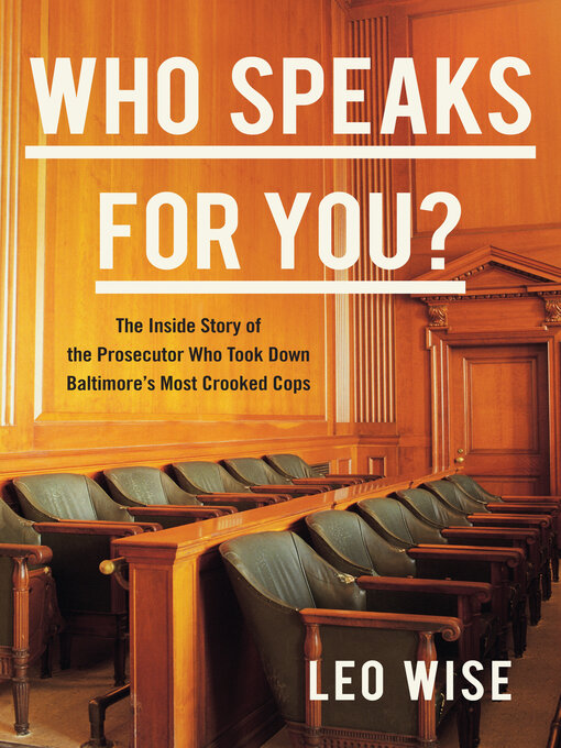 Title details for Who Speaks for You? by Leo Wise - Available